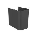 Semipedestal para Lavabo Porcelana 19 5 Cm 5x30x29 cm Negro Mate Roca