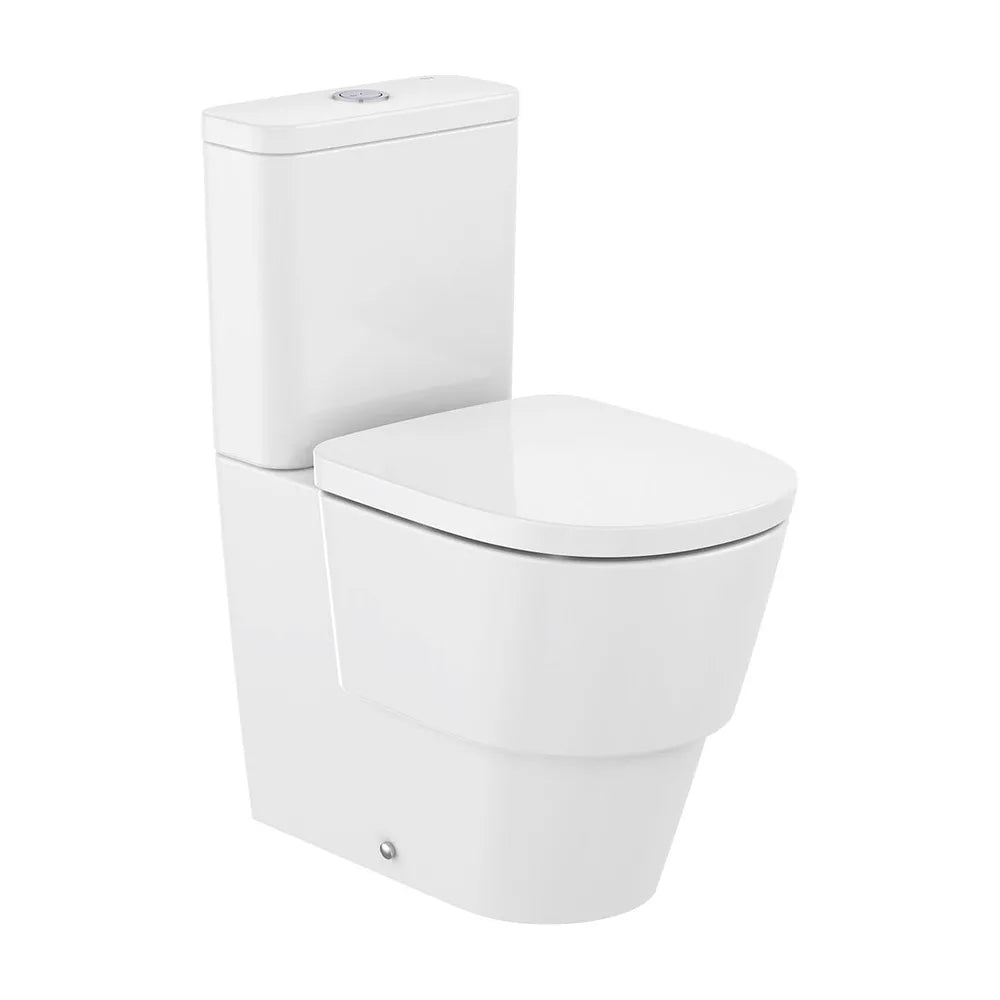 Taza Adosada a Pared con Salida Dual para Inodoro Tanque Bajo 37x62x76cm Roca - Vista 2