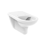 Taza Suspendida Redonda Sistema Arrastre Compatible Horizontal Outlet Access 70x36x38cm Roca