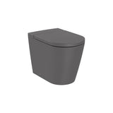 Sanita Encostada À Parede Rimless Com Saída Dupla para Tanque Alto Ou Embutido X 44 Cm Cor Ónix Inspira 37x56 cm Roca
