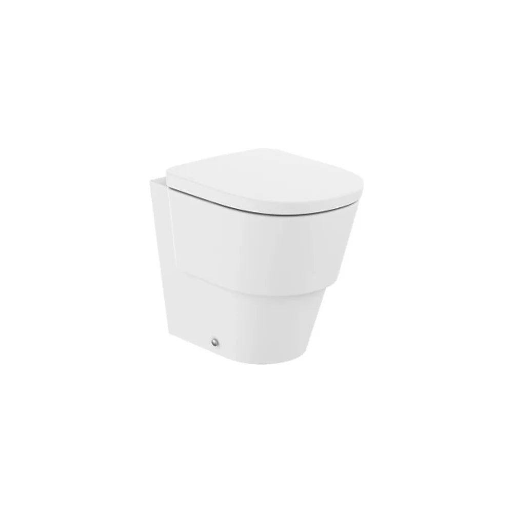 Taza Rimless con salida dual para inodoro tanque alto o empotrable 50x36x46 cm Roca - Vista 1
