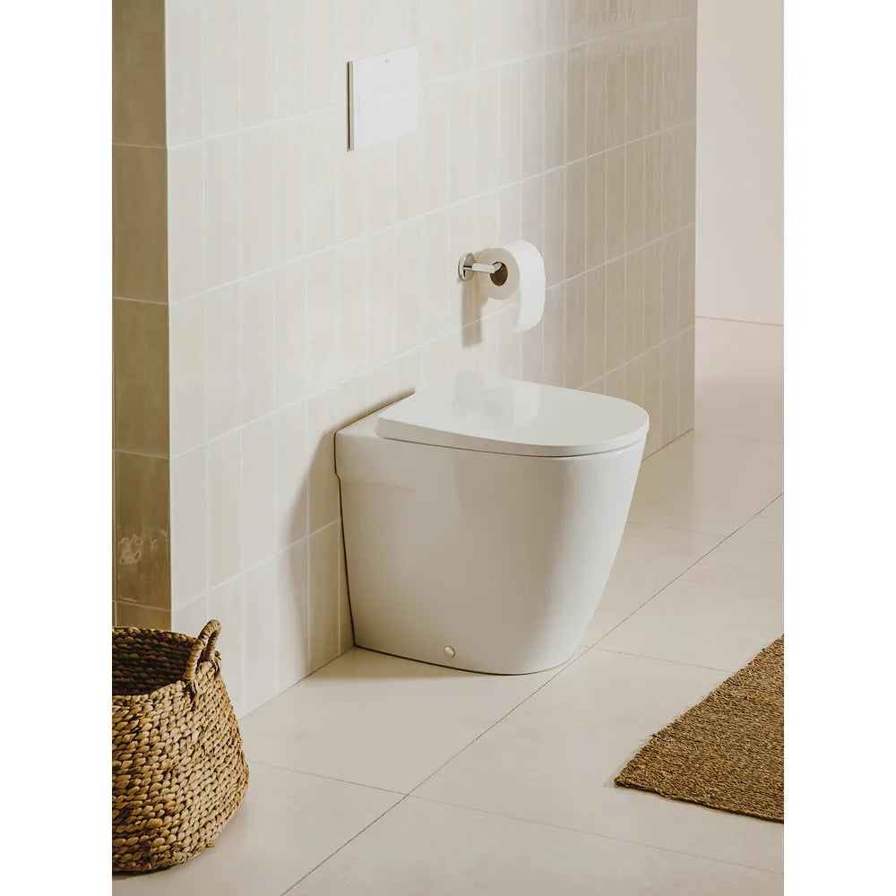 Taza Roca Rimless con salida dual para inodoro tanque alto o empotrable 36x53x46 cm Roca - Vista 5