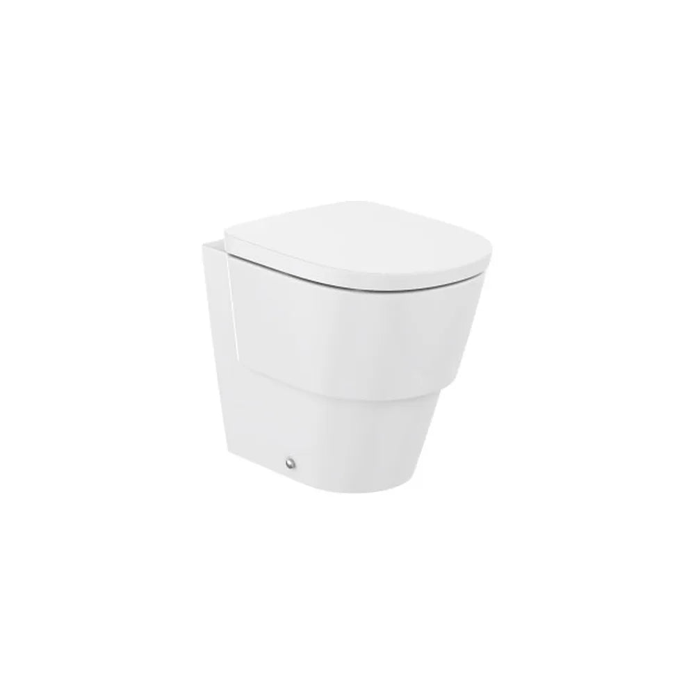 Taza Rimless con salida dual para inodoro tanque alto o empotrable 50x36x46 cm Roca - Vista 1