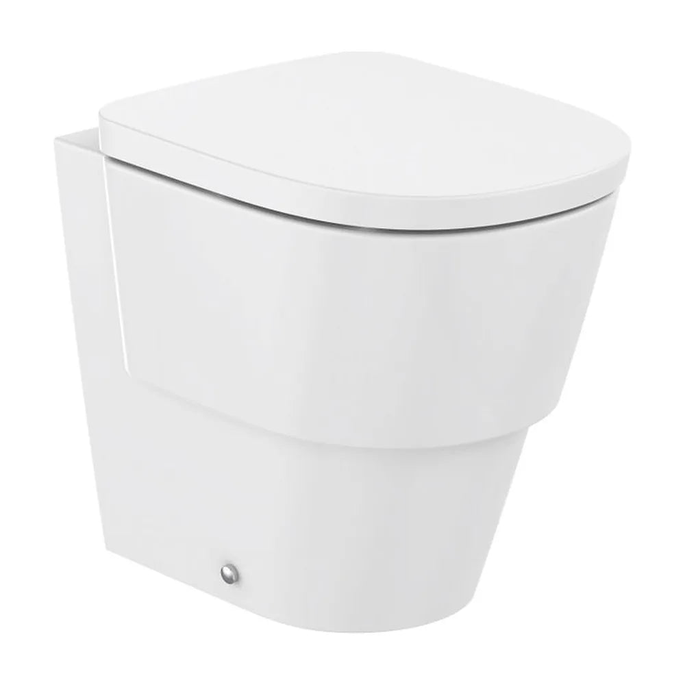 Taza Rimless con salida dual para inodoro tanque alto o empotrable 50x36x46 cm Roca - Vista 2