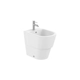 Bidé Adosado a Pared Compacto 36 cm Blanco Mate Roca