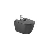 Bidé Suspendido Compacto 36 cm Ona Negro Mate Roca