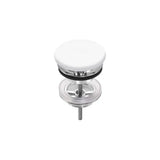 Desagüe para Lavabo y Bidé con Tapón Fijo Abierto Porcelana Ø72 Mm Aqua 72mm Roca