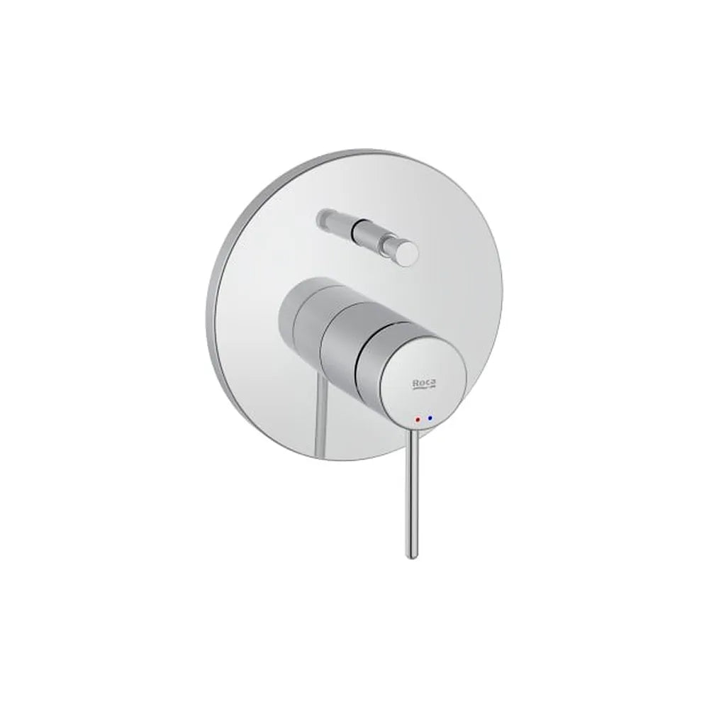 Grifería empotrable baño ducha 2 vías monomando maneta Pin Roca - Vista 1
