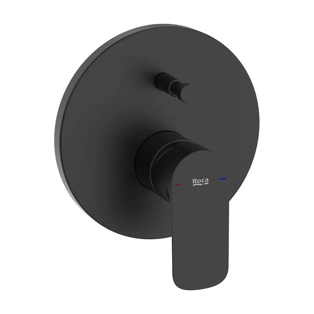 Grifería empotrable baño ducha 2 vías con inversor automático monomando Roca - Vista 2