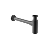 Sifão de Parede Cilíndrico para Lavatório Ligação Tubo 30 Cm E Tampão Cerâmico 65 Mm Basic 32mm Roca