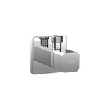Llave de Corte Mural 1 8 con Válvula Cerámica Cromado Aqua 2x3 cm Roca