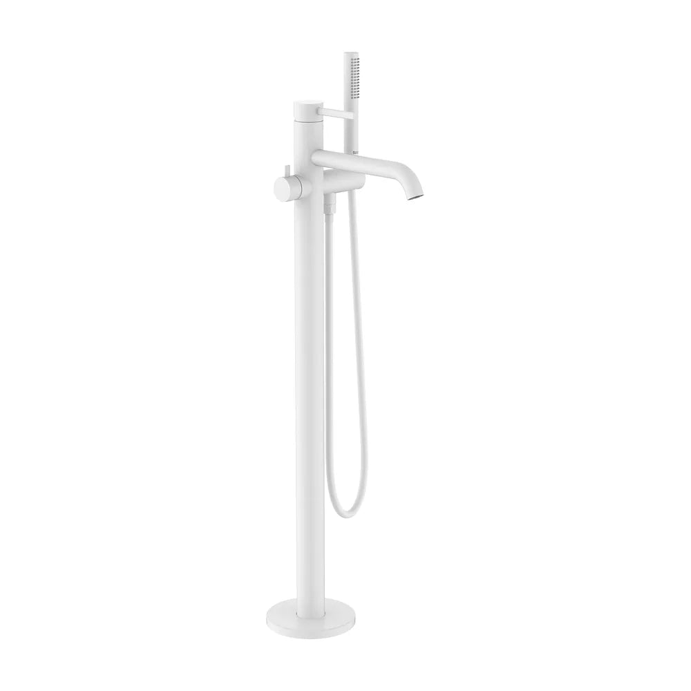 Mezclador monomando de pie para bañera con ducha de mano flexible 150 cm Roca - Vista 2