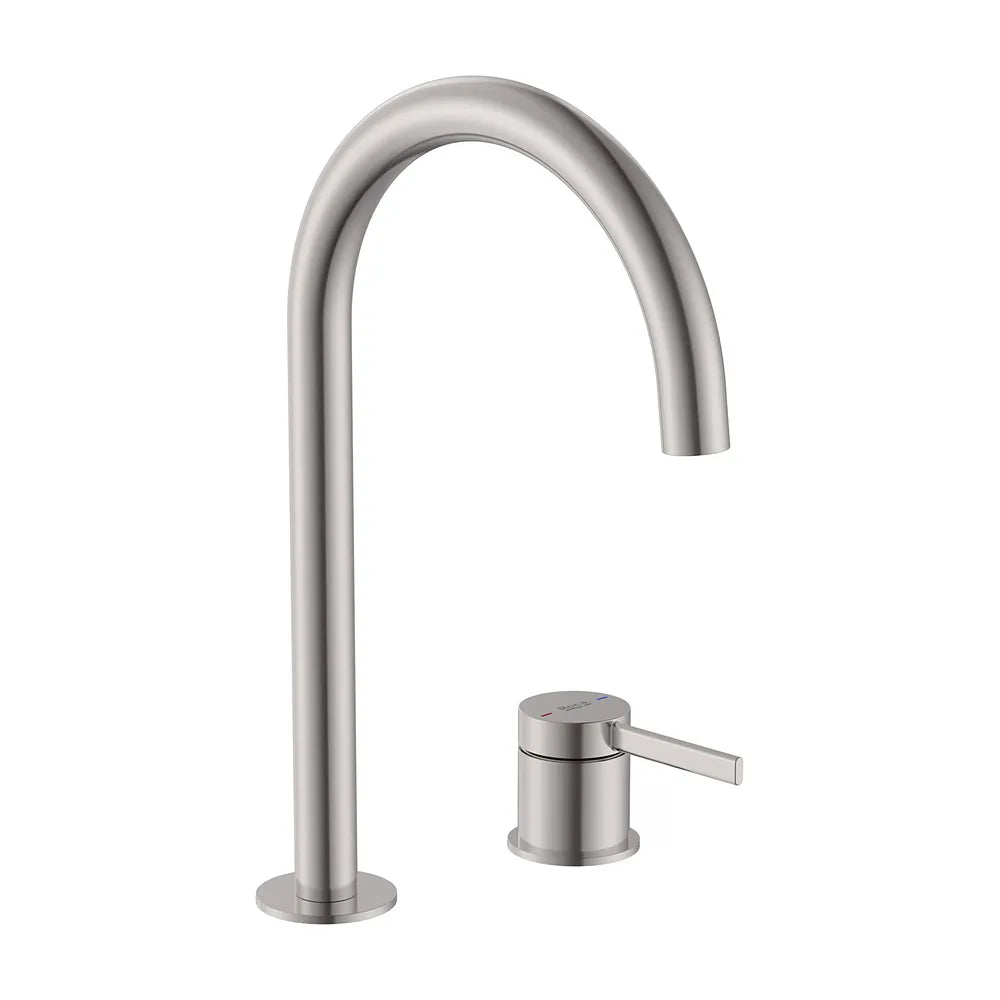 Grifería Monomando para Lavabo con Maneta de Repisa y Desagüe Click-clack Ona Roca - Vista 2