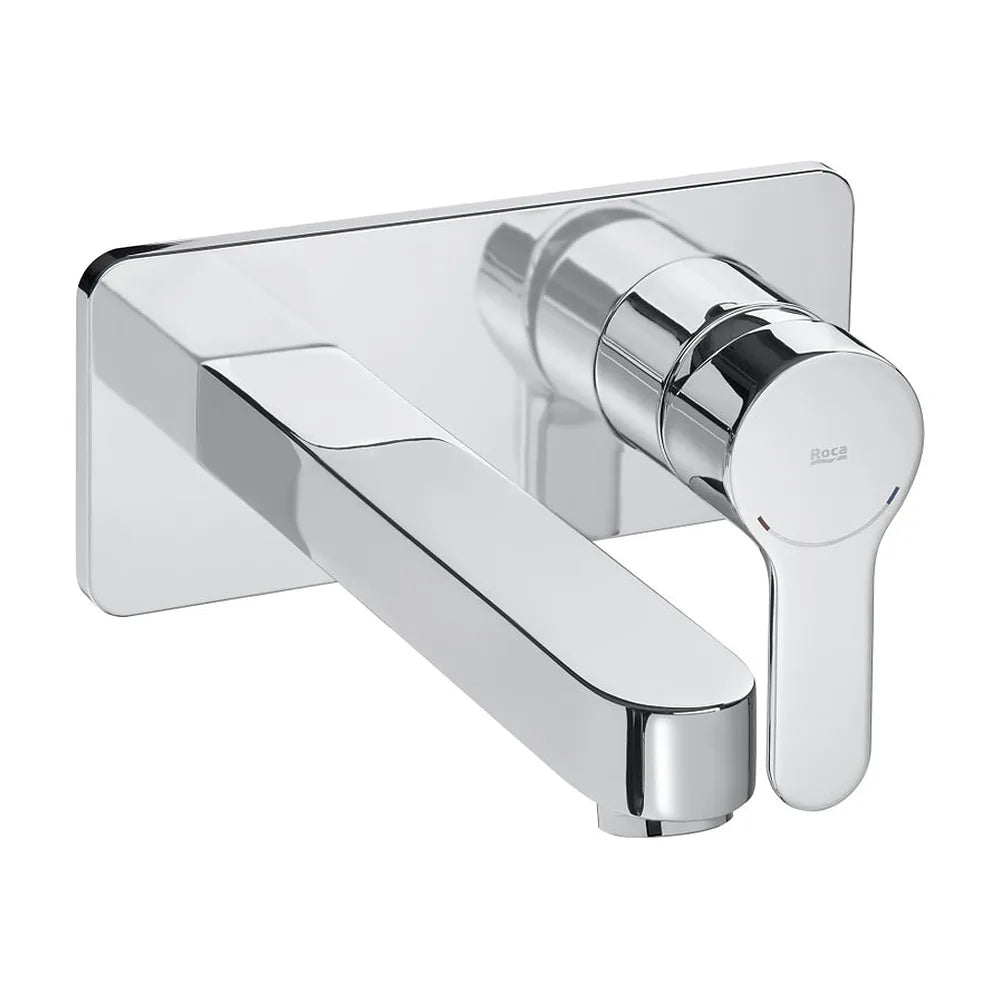 Grifería Empotrable Monomando para Lavabo Caño Fijo Cromado Roca - Vista 2
