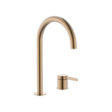Grifería Monomando para Lavabo con Maneta de Repisa Cuerpo Liso y Desagüe Click-clack Roca