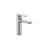 Grifería Mixer Tap para Lavabo Cuerpo Liso Apertura Agua Fría Cromado Unik Roca