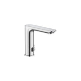 Grifería Electrónica para Lavabo con Alimentación Flexible y Conexión 230v Cromado Roca