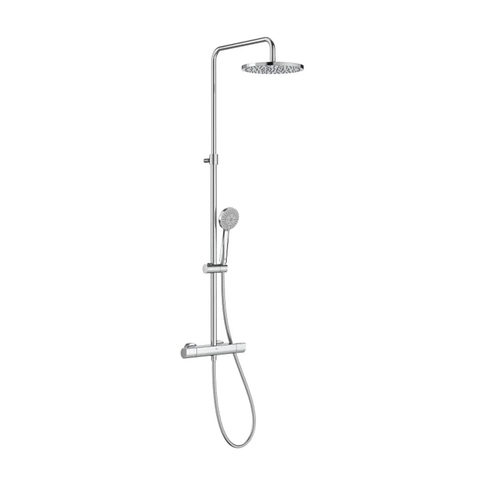 Columna de Ducha Termostática con Rociador Circular y Ducha de Mano de 25 cm Roca - Vista 1