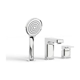 Misturador de Bancada para Banho E Duche Com Bica Central Monocomando Cromado 197mm Roca