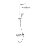 Columna de Ducha Termostática con Repisa Rociador y Ducha de Mano de 30 cm Roca