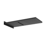 Rociador Rectangular de Pared Acero Inoxidable con 2 Funciones 27x58cm Roca