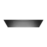 Rociador de Techo Cuadrado Acero Inoxidable con 2 Funciones Rain y Cascada 50x50cm Roca
