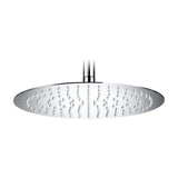 Pommeau de Douche Mural Ou Plafond Orientable Circulaire en Acier Inoxydable Chromé Raindream 20 cm Roca