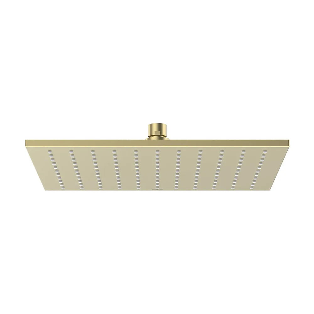 Rociador cuadrado orientable de pared o techo 30x30 cm latón cromado Roca - Vista 2