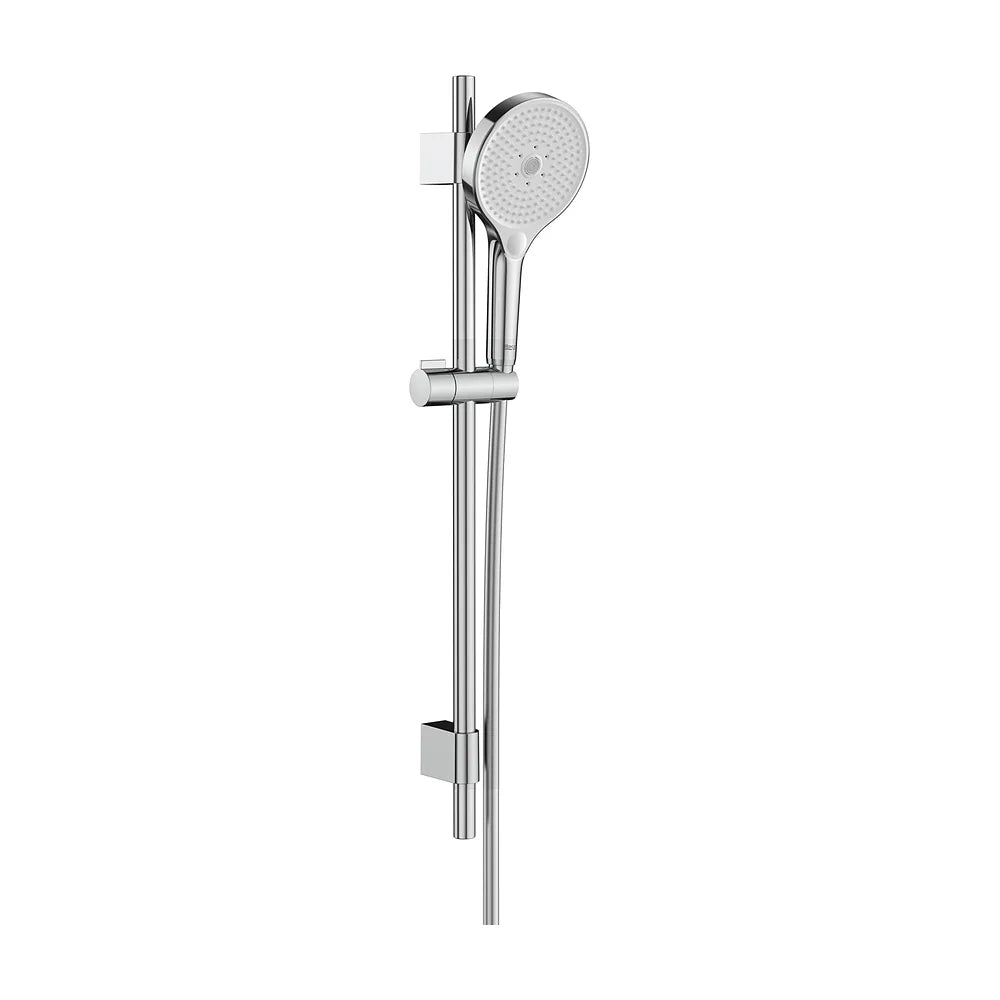 Kit de Ducha con Ducha de Mano 3 Funciones Barra 700 Mm Flexible 170 Cm 130mm Roca - Vista 2
