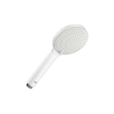 Ducha de Mano con 3 Funciones Circular y Caudal 6lmin Sensum 110mm White Mate Roca