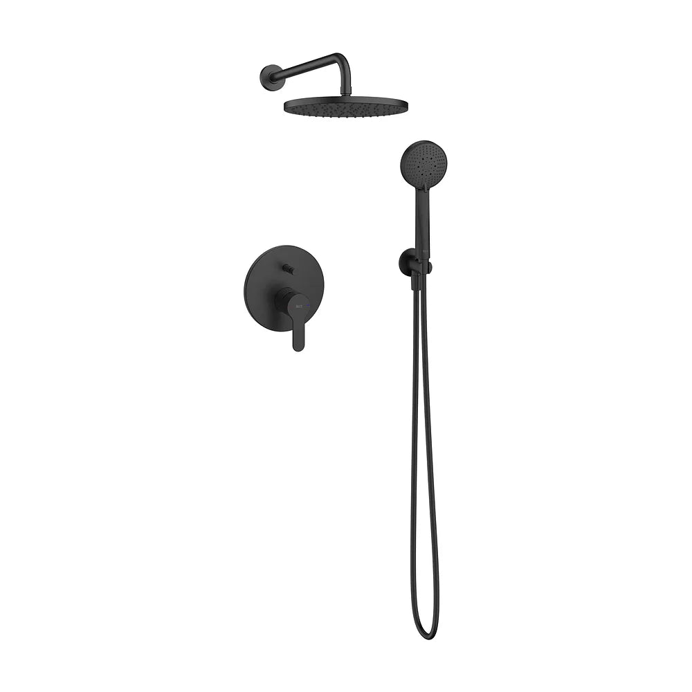 Pack Basic empotrado monomando L20 para baño ducha negro mate Roca - Vista 2