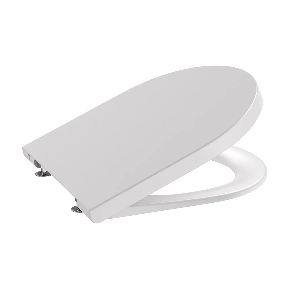 Tapa y Asiento Redondo con Amortiguada para Inodoro Compacto Inspira Roca - Vista 2