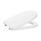 Abattant Et Siège Wc Rond À Fermeture Amortie Dimensions X 4,6 Cm Blanc Mat Design Tura 44,7x36,7 cm Roca