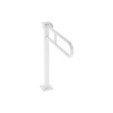 Barra de Apoio de Banho Rebatível Com Suporte de Fixação Ao Chão para Mobilidade Reduzida X 83 Cm Access 65x13 cm Roca