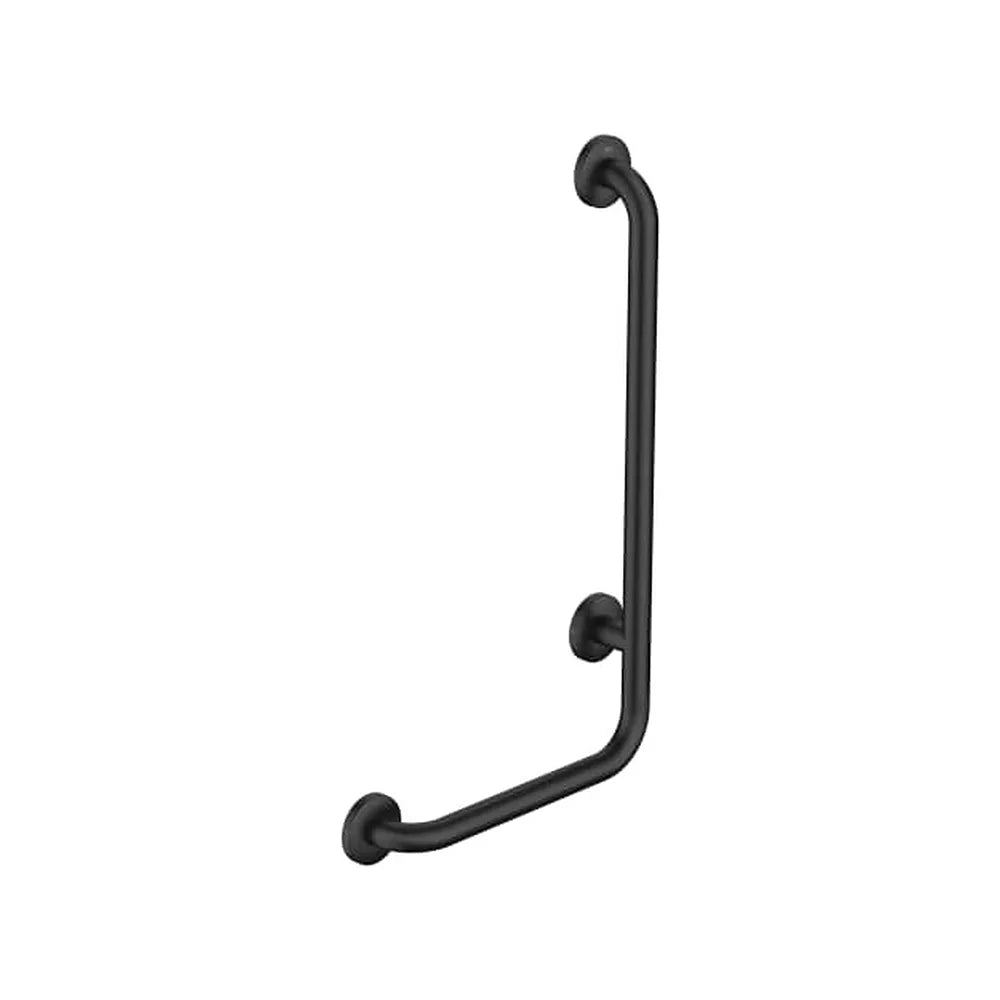 Asa de baño angular 90º a la derecha para movilidad reducida color negro Roca - Vista 1