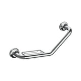 Asa de Baño Angular 135 Grados con Jabonera Acero Inoxidable Brillo Access Roca