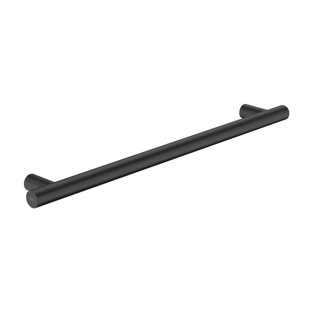 Asa recta para baño 70x8 cm soporte 120 kg color negro mate Roca - Vista 2