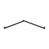 Asa Angular de Baño a Dos Paredes para Movilidad Reducida Access 73x85cm Negro Mate Roca