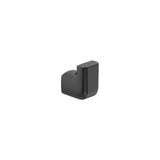 Percha Mural de Metal Titanio Cepillado Tempo 36x25x40mm Negro Roca