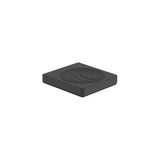 Jabonera de Pared Metal para Baño Tempo 12x11cm Negro Mate Roca