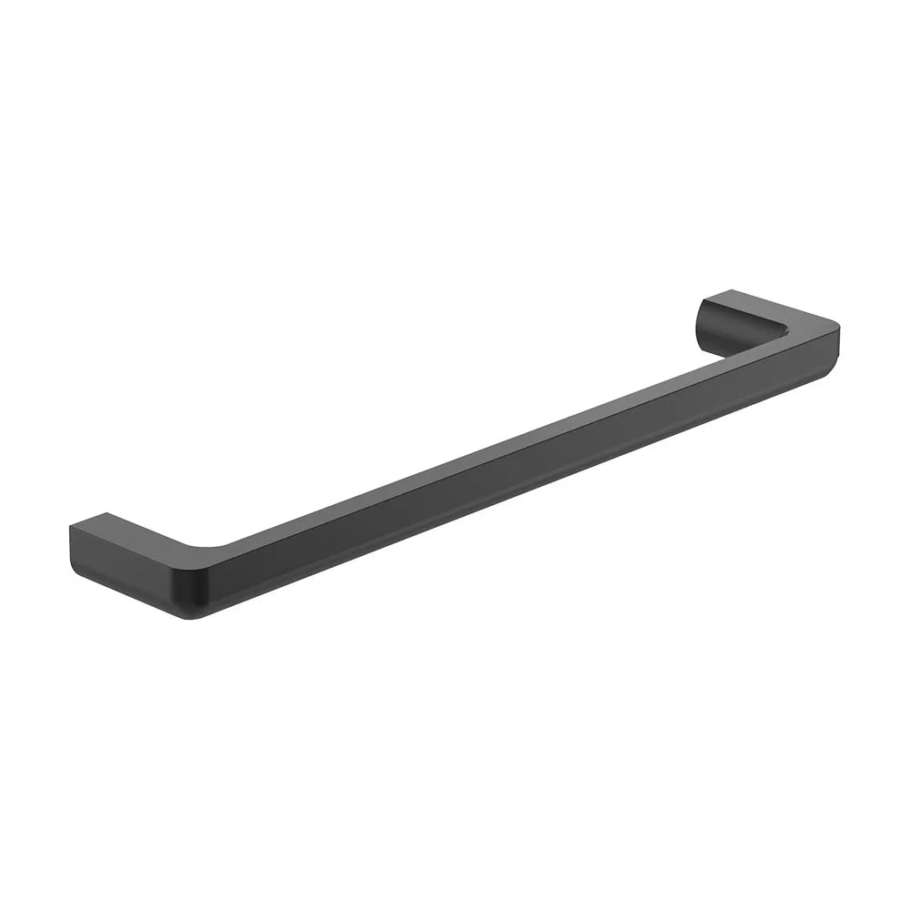 Toallero de lavabo negro titanio cepillado 45x7 cm diseño minimalista Roca - Vista 2