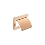 Portarrollo con Tapa Mural Metalico Cromado Brillante 4x11 6 Cm Tempo 15x2 cm Roca