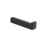 Wall-Mounted Spare Toilet Roll Holder in Titanium Metal Tempo 25x139mm Black Roca