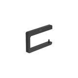 Porta Rolo Mural Sem Tampa Em Metal Preto Mate X 9,5 Cm Ideal para Casa de Banho Minimalista Tempo 15x2 cm Roca