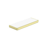 Repisa Mural de Cristal y Metal 5 Cm para Baño Diseño Minimalista Tempo 30x11x2 cm Roca