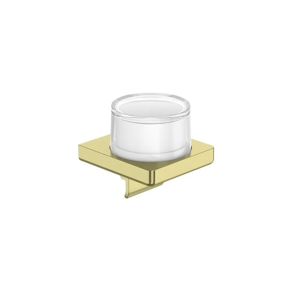 Dosificador de pared para baño diseño minimalista cristal y metal Roca - Vista 1