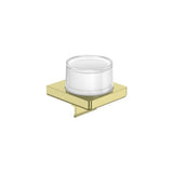 Dosificador de Pared para Baño Diseño Minimalista Cristal y Metal Tempo Roca
