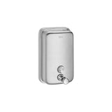Dispensador de Jabón Líquido Mural 800 Ml Acero Inoxidable Satinado Roca