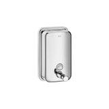 Dispensador de Jabón Líquido Mural Capacidad 800 Ml Acero Inoxidable Brillo Roca