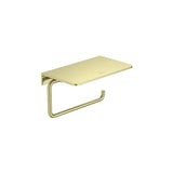 Portarrollo con Repisa Mural Cromado Metal 7 Cm 15x9x8 cm Roca